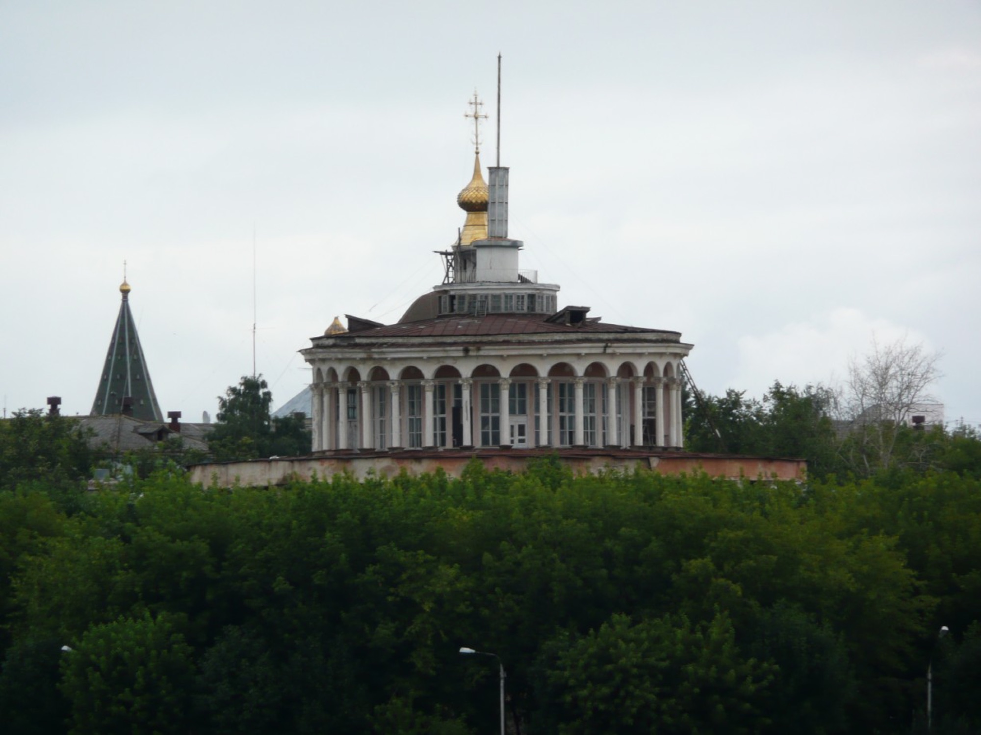 Тверской речной вокзал до демонтажа, историческое фото 2008 года